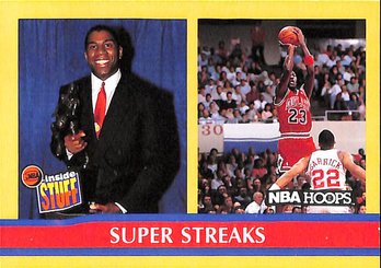 1990 NBA Hoops:  Magic Johnson & Michael Jordan