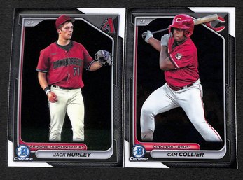 Bowman 2024:  Jack Hurley &  Cam Collier {2-Card Lot}