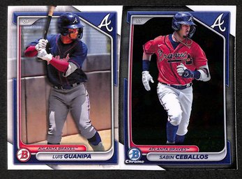 2024 Bowman:  Luis Guanipa & Sabin Ceballos {2-Card Lot}