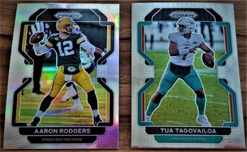 2021 Panini Prizm: Aaron Rogers & Tua Tagovailoa