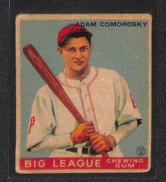 1933 Goudey:  Adam Comorosky
