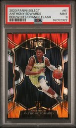 2020 Panini Select:  Anthony Edwards - PSA '9' Mint