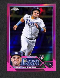 2023 Topps Chrome:  Jonathan Aranda {Rookie Card}