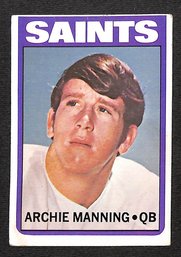 1972 Topps:  Archie Manning {Rookie Card}