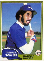 1981 Topps:  Harold Baines {RC}