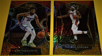 2020-21 Panini Select:  Marvin Bagley III & Precious Achiuwa {RC}