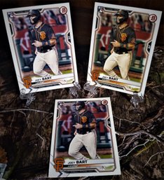 2021 Bowman:  Joey Bart {Rookie Cards...3 Card Lot}