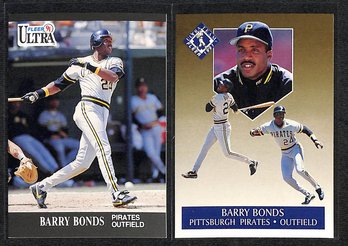 1991 Fleer Ultra:  Barry Bonds {2-Card Lot}