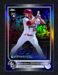 2022 Topps Chrome:  Brendon Donavan {RC-Certified Autograph}