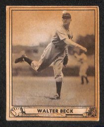 1940 Play Ball:  Walter Beck