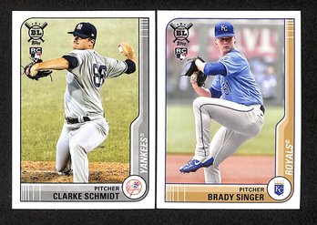 2021 Big Leagues Edition:  Clarke Schmidt & Brady Singer {2 Rookie Cards}