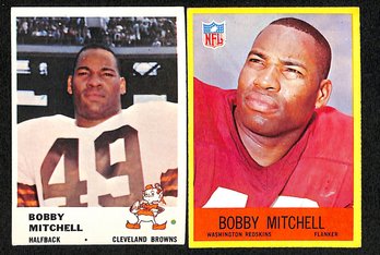 1961 Fleer & 1967 Topps:  Bobby Mitchell