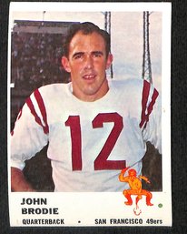 1961 Fleer:  John Brodie