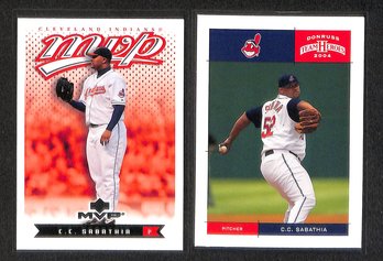 2001 & 2010 Topps:  C.C. Sabathia