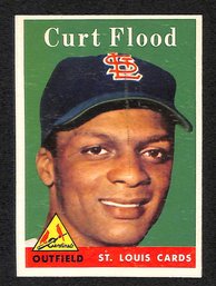 Topps 1958:  Curt Flood