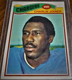 1977 Topps:  Charlie Joiner {Hall Of Famer}