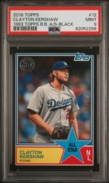 2018 Topps:  Clayton Kershaw - PSA '9' Mint...