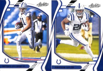 2021 Panini Absolute:  Michael Pittman, Jr. & Jonathan Taylor