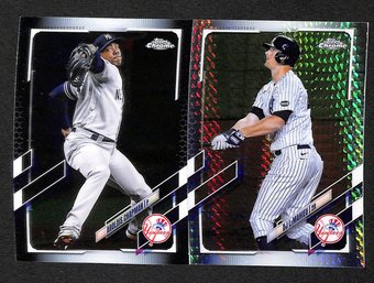 2021 Topps Chrome:  Aroldis Chapman & DL LeMathieu