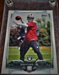 2014 Topps:  Derek Carr {Rookie Card}