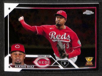 2023 Topps Chrome: Alexis Diaz {Rookie Gold Cup}