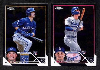 2023 Topps Chrome: Drew Waters {RC} & James Outman {RC}