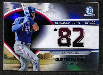 2022 Bowman Chrome:  Dustin Harris {Scouts Top 100...#82}