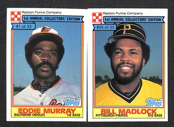 1984 MLBPA:  Eddie Murray & Bill Madlock