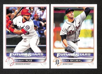 2022 Topps:  Keibert Ruiz & Tarik Skubal {Future Stars}