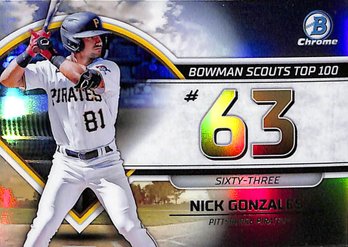 Bowman 2023:  Nick Gonzales {Bowman Top 100}