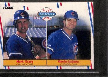 1988 Fleer:  Mark Grace & Darrin Jackson