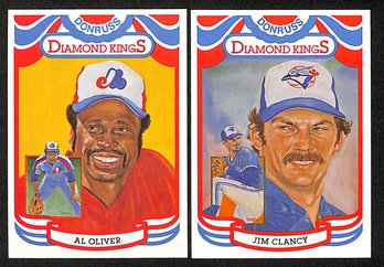 1993 Donruss:  Al Oliver & Jim Clancy