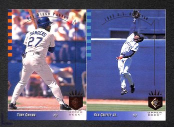 1993 Upper Deck:  Tony Gywnn & Ken Griffey, Jr.