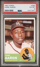 1964 Topps:  Hank Aaron - PSA '6' {EX-MT}...Excellent Mint