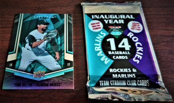 2008 Upper Deck Spectrum & 1993 Inaugural Year Card Pack (Rockies & Marlins}