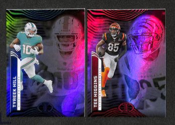 2022 Panini Illusions:  Tyreek Hill & Tee Higgins {2-Card Lot}