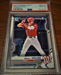 2021 Bowman Draft:  Brady House 'Bowman 1st'...PSA Gem Mint '10'