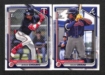 2024 Bowman:  Byron Churio & Isaiah Drake  {Bowman 2 X 1st}