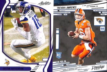 2021 Panini Absolute & Prestige Football:  Justin Jefferson & Trevor Lawrence