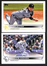 2022 Topps:  Charlie Blackmon & JT Brubaker