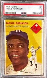 1954 Topps:  Jackie Robinson - PSA '3'... {VG: Very Good}