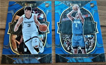 2022-23 Panini Select:  Jake LaRavia {RC} & Caleb Houstan {RC}...{2-Card Lot}