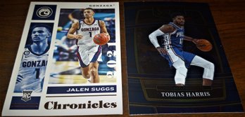 2021 - 22 Panini Select & Chronicles NBA:  Jalen Suggs & Tobias Harris