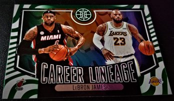 2020-21 Panini Illusions:  Lebron James:  'Career Lineage'