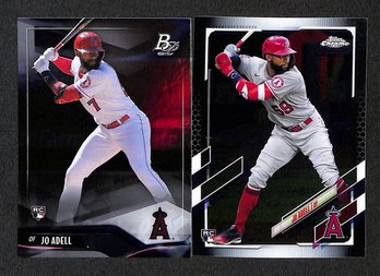 2021 Bowman Platinum & 2021 Topps Chrome:  Jo Adell {2 X RC}