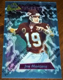 1995 Topps Finest:  Joe Montana