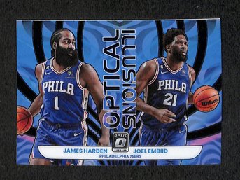 2022-23 Donruss Panini Optic:  James Harden & Joel Embiid