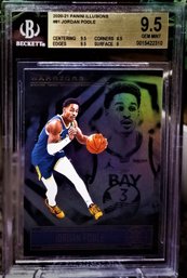 2020/21 Panini Illusions:  Jordan Poole {BGS 'Gem Mint'...9.5}