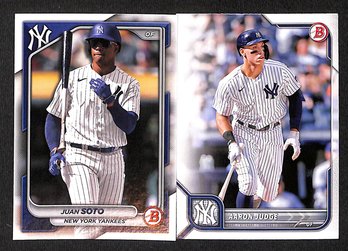 2022 Bowman:  Juan Soto & Aaron Judge