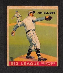 1933 Goudey:  'Jumbo' Jim Elliott